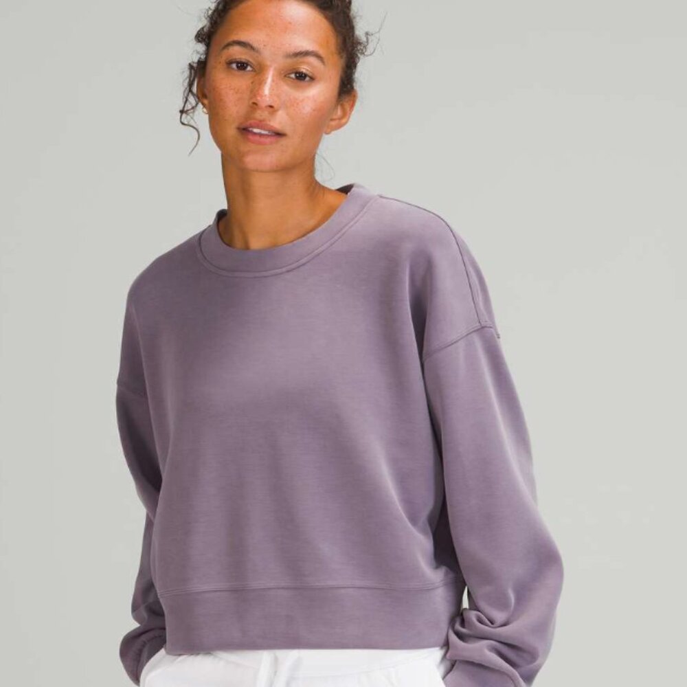 Lululemon Softstreme Perfectly Oversized Cropped Crew